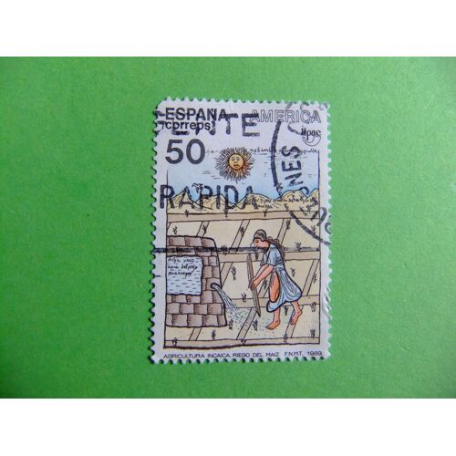 31 Espagne 1989 / Peuples Précolombiens Upae / Edifil 3035 Fu Yvert 2650 Fu