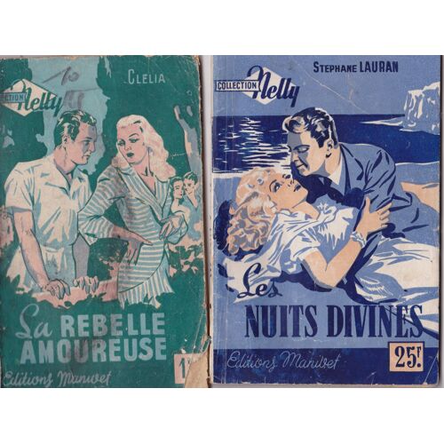 Collection Nelly Lot 2 Livres Stephane Lauran Les Nuits Divines Et Clelia La Rebellle Amoureuse