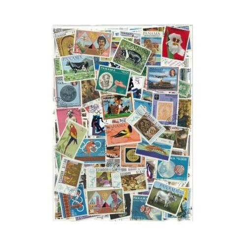 Amerique 500 Timbres Obliteres Differents Tous Pays