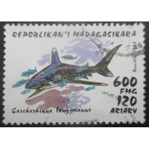 Madagascar N°1253 Requin Oblitéré