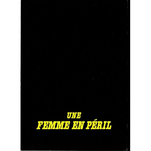 Une Femme En Péril, Dossier De Presse, Peter Yates Avec Kelly Mcgillis, Jeff Daniels, Mandy Patinkin