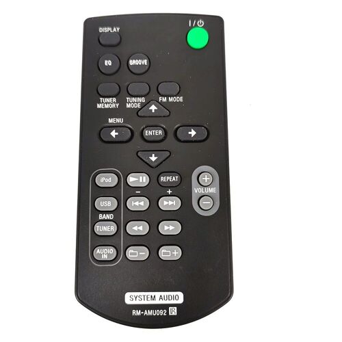 Télécommande émetteur AUDIO compatible système Sony, RM-AMU092, FST-GTK1i, FST-GTK2i, HCD-GTK1i, HCD-GTK2i, RDH-GTK1i Nipseyteko