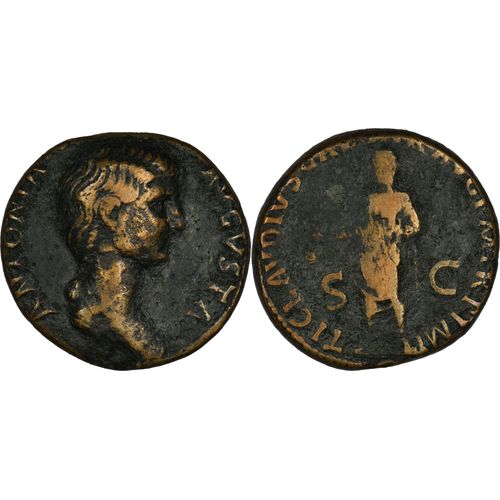 Rome - Dupondius - Antonia - 44 Ad - 13.05 G. - Rare - Ric.92 - 23-043