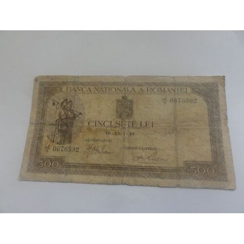 Billet 500 Lei Roumanie 1940