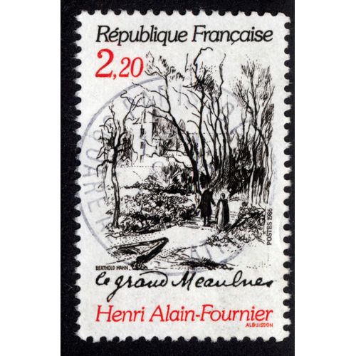 Timbre : 1986 Henri Alain-Fournier Le Grand Meaulnes,République Française,Postes,2,20