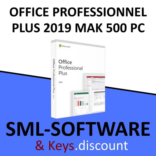 Office 2019 Professionnel Plus Mak (500 Pc)