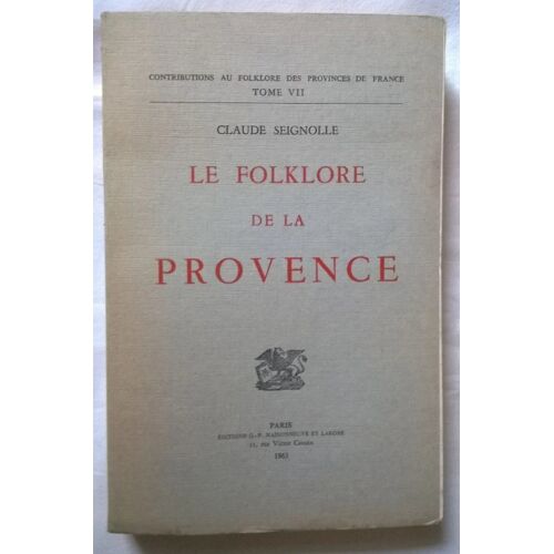 Le Folklore De La Provence