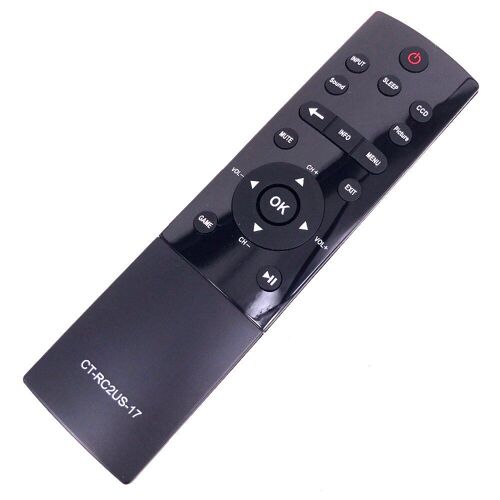 Télécommande émetteur compatible TOSHIBA TV CT-RC2US-17 55L621U 49L621U 43L621U 65L621U 55L421U Nipseyteko