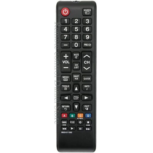 Télécommande émetteur LED remplacement compatible Samsung Smart TV, BN59-01199S, UN32J5205 UN40J5300 UN40JU6700 UN55JU6700 UN48JU6700 UN65JU6700 Nipseyteko