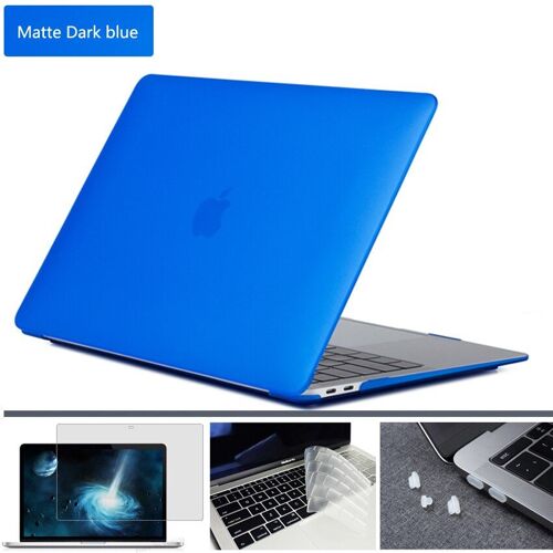 Coque pour Macbook - For Pro DVD ROM 13 A1278 - Bleu foncé bleu