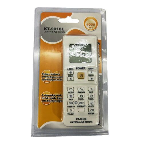 Télécommande émetteur universelle compatible climatiseur, KT-9018e en 1, compatible Toshiba Panasonic Sanyo Nec Fujitsu Lg Aux 4000 Nipseyteko