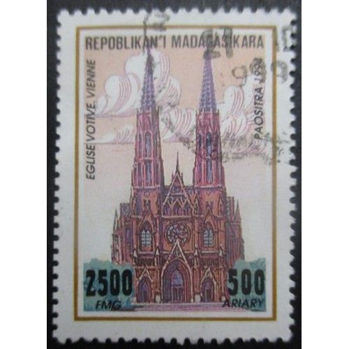 Madagascar N°1351 Eglise Oblitéré