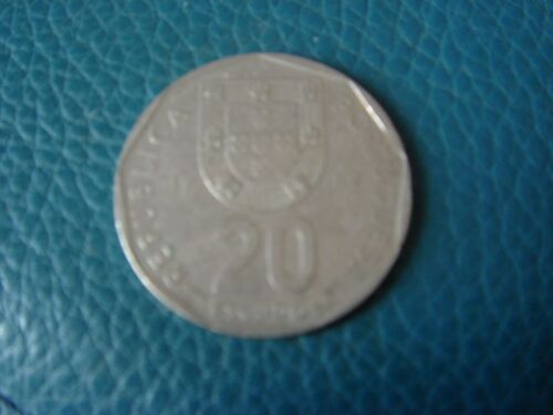 Pièce Monnaie Portugal 20 Escudos 1986