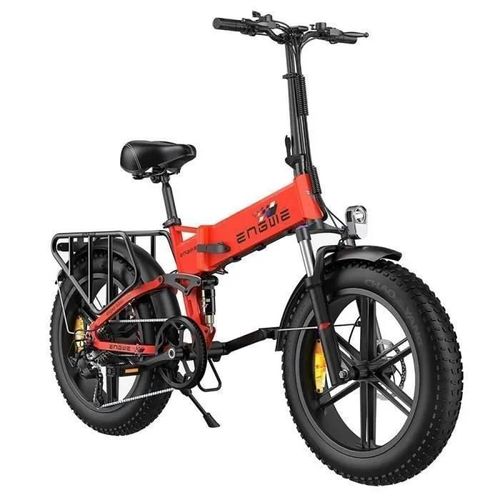 Vélo Électrique Engwe X 250w Moteur Pliant Ebike Gros Pneu 13ah Batterie 25km/H Vitesse Max 100km Portée Rose