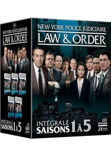 New York, Police Judiciaire (Law & Order) - Intégrale Saisons 1 À 5 - Blu-Ray