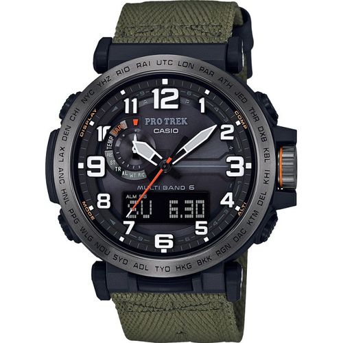 Casio Montre Vert Analogique - Digital Hommes Protrek Prw-6600yb-3er