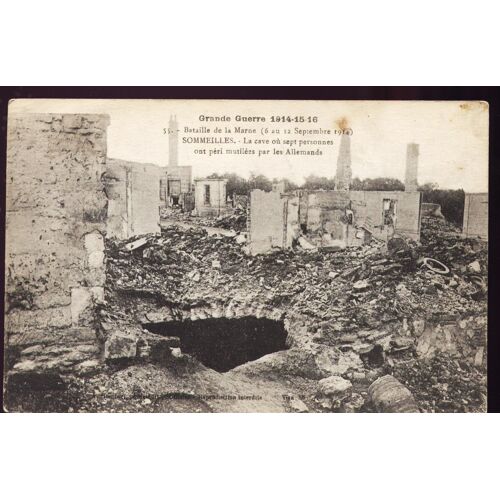 Cpa - Guerre 1914 - 18 - Someilles - Bataille De La Marne 