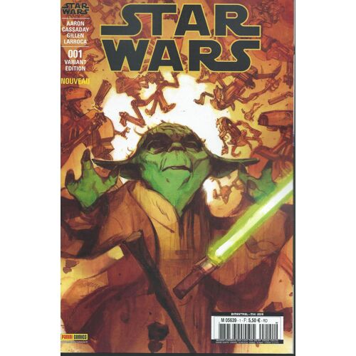 Star Wars N° 1 ( 001 ) Variant Edition ( Mai 2015 ) : " Skywalker Passe À L'attaque " ( Couverture : Yoda - Greg Tocchini )