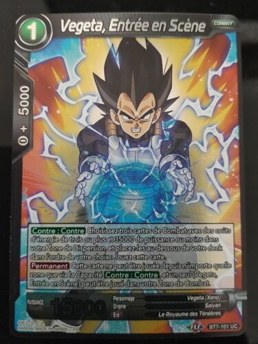 Dragon Ball Super Bt7-101 Uc Végéta,Entrée En Scène