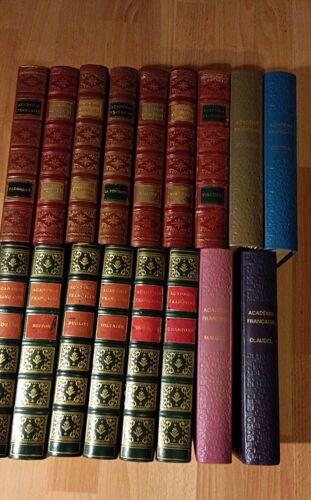 Prestige De L'académie Française 17 Volumes Aux Éditions Vialetay (Buffon, Duclos, Voltaire...)