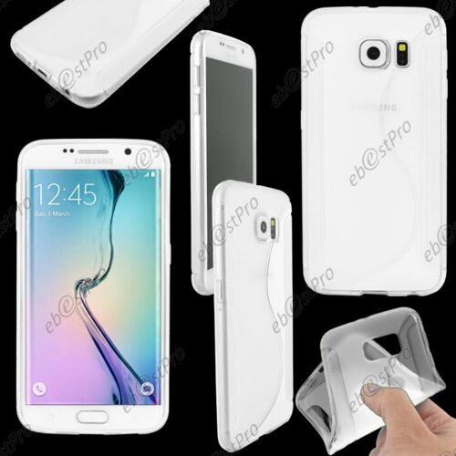 ebestStar ® Housse Etui Coque Silicone Gel Motif S-line Protection Souple pour Samsung Galaxy S6 SM-G920F, G920, Couleur Transparent + Film protection d'écran