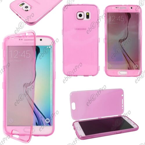 Ebeststar ® Housse Etui Coque Portefeuille Livre Silicone Gel Pour Samsung Galaxy S6 Sm-G920f, G920, Couleur Rose + Film Protection D'écran