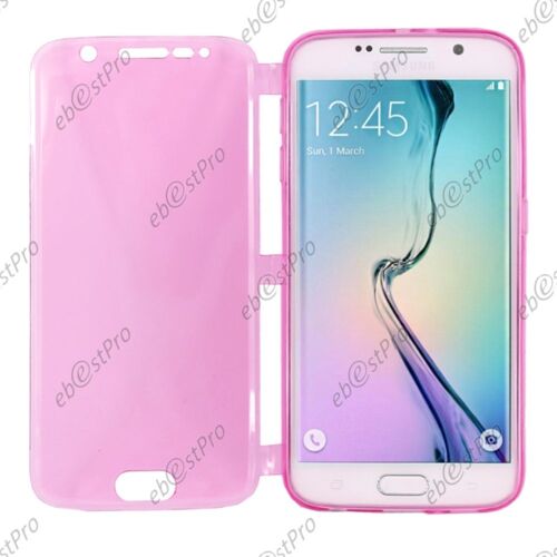 ebestStar ® Coque Portefeuille à Rabat Housse Etui Livre Silicone Gel pour Samsung Galaxy S6 SM-G920F, G920, Couleur Rose + Film protection d'écran