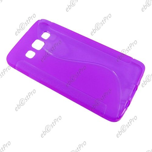 Ebeststar ® Etui Housse Coque S-Line Silicone Protection En Gel Pour Samsung Galaxy A3 Sm-A300f, Couleur Violet + Film Protection D'écran