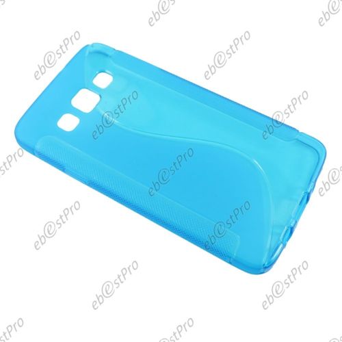 Ebeststar ® Etui Housse Coque S-Line Silicone Protection En Gel Pour Samsung Galaxy A3 Sm-A300f, Couleur Bleu + Film Protection D'écran