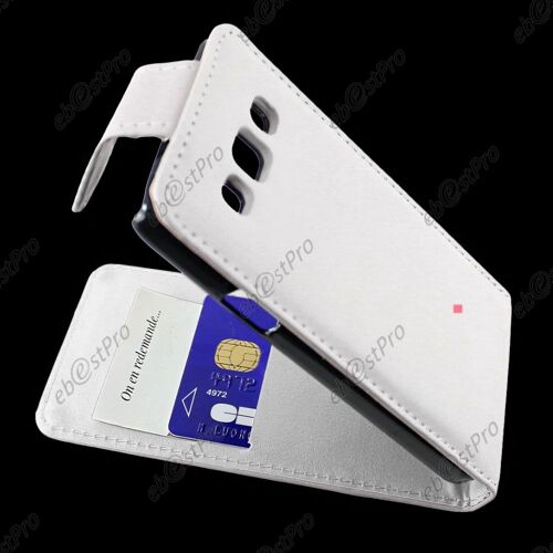 Ebeststar ® Housse Simili Cuir À Clapet Coque Etui Pour Samsung Galaxy A3 Sm-A300f, Couleur Blanc + Film Protection D'écran