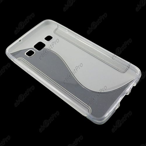 Ebeststar ® Coque S-Line Silicone Gel Motif Vague Housse Etui Protection Souple Pour Samsung Galaxy A3 Sm-A300f, Couleur Transparent + Film Protection D'écran