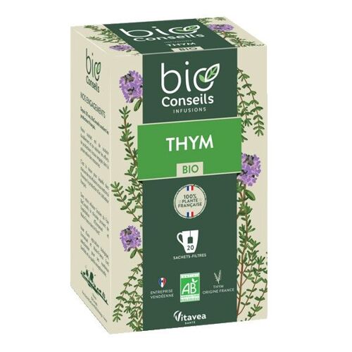 Infusion Thym Bio 20 Sachets 