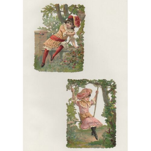 Chromo Scénette Enfant 