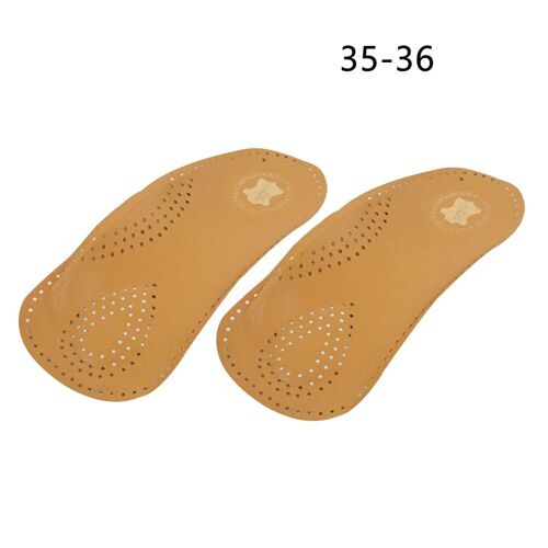 Semelles Orthopédiques Antidérapantes En Cuir Pu Pour Chaussures De Sport, Absorption Des Chocs, Semelles Plates, Coussin Plantaire Pour Fasciite