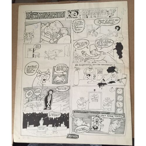 Hebdo Hara Kiri (L') N° 94 Du 16/11/1970 - Rare Dernier Numero Censure Bal Tragique A Colombey / 1 Mort