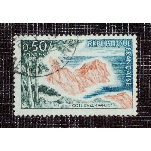 France N° 1391 Oblitéré De 1963 - 50c « Côte DAzur Varoise » 