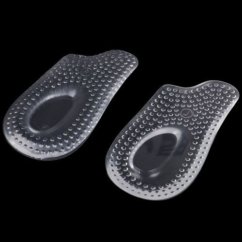 Semelles Intérieures En Gel De Silicone Souple, 1 Paire, Coussin De Talon, Coussinets De Pied, Protecteurs De Soulagement De La Douleur, Éperon, Support De Chaussure, Soins Des Pieds