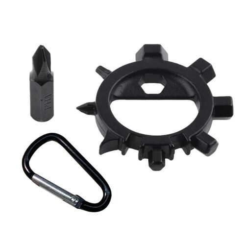 Tournevis multi-outils 12 en 1, outils de réparation de vélo, porte-clés Portable en acier inoxydable, ouvre-bouteille, accessoires de cyclisme