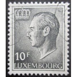 Luxembourg N°853a Papier Blanc Grand Duc Jean Oblitéré