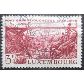 Luxembourg N°689 Pont Charlotte Oblitéré