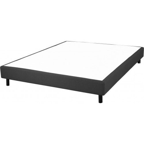 Sommier 160 x 200 Kit 160x200cm déco anthracite livré en kit carton