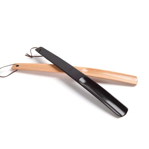 Corne À Chaussures En Bois, Cuillère À Tirer, Couleur Aléatoire, Pratique À Porter, 1 Pièces