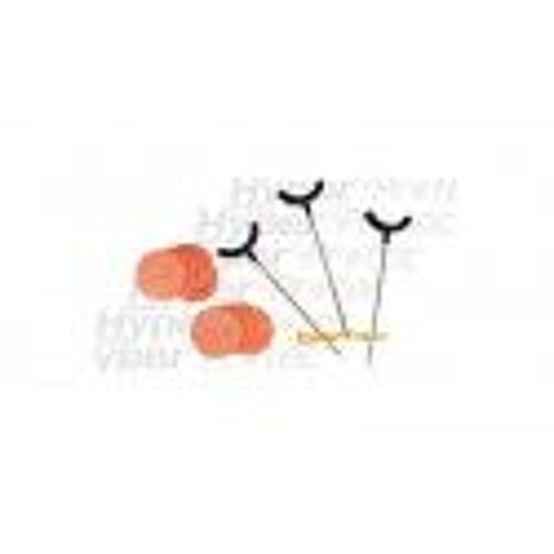 12 Cibles En Argile Avec 3 Supports Pour Tir Au Plomb