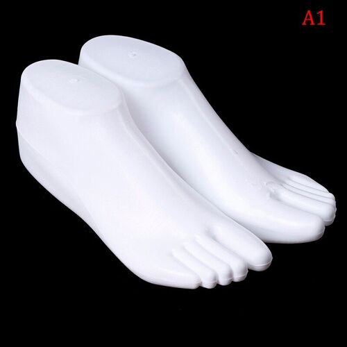 1 Paire De Pieds Féminins, Modèle Mannequin Pour Pied, Style String, Sandales, Affichage De Chaussettes