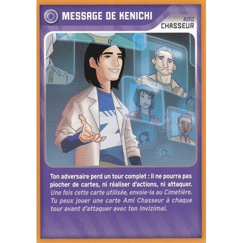 Carte Invizimals - Nouvelle Alliance - Message De Kenichi - 294 -