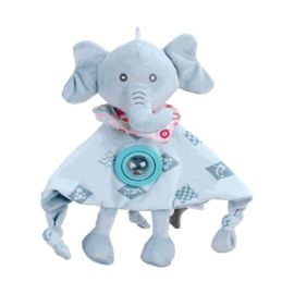 Serviette De Couchage En Velours Doux Pour Bébé, Serviette Apaisante, Bavoir, Animal Infantile, Poupée Éléphant, Nouveau-Nés