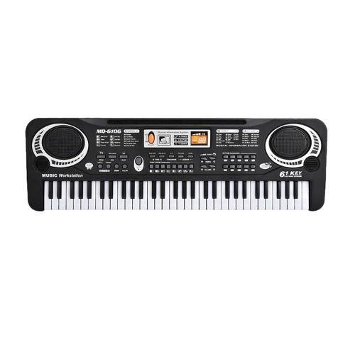 Piano Et Orgue Électrique Pour Enfants, 61 Touches, Musique, Clavier Électronique, Jouets Pour Enfants Avec Microphone, Cadeau D'Anniversaire De Noël