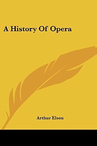 A History Of Opera