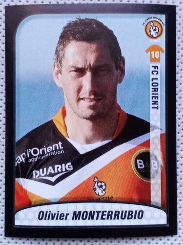 Foot 2010 - Championnat De France De L1 Et L2 - Lorient N°201 Olivier Monterrubio - Image, Sticker, Autocollant Panini