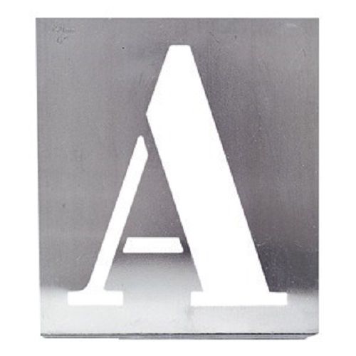 Pochoir métal alphabet 80mm - WILMART - 315013